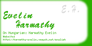 evelin harmathy business card
